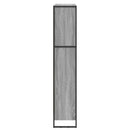 Bogskab 2 pcs Grå Sonoma 80 x 30 x 155 cm Konstrueret træ