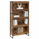 Bogskab 2 pcs Gammelt træ 80 x 30 x 155 cm Konstrueret træ