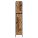 Bogskab 2 pcs Gammelt træ 80 x 30 x 155 cm Konstrueret træ