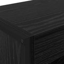 Bogskab 2 pcs Sort eg 80 x 30 x 189,5 cm Konstrueret træ