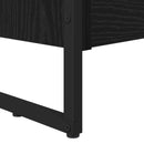 Bogskab 2 pcs Sort eg 80 x 30 x 189,5 cm Konstrueret træ