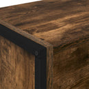 Bogskab 2 pcs Røget Eg 80 x 30 x 189,5 cm Konstrueret træ