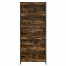 Bogskab 2 pcs Røget Eg 80 x 30 x 189,5 cm Konstrueret træ