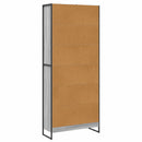 Bogskab 2 pcs Grå Sonoma 80 x 30 x 189,5 cm Konstrueret træ