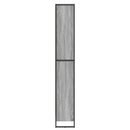 Bogskab 2 pcs Grå Sonoma 80 x 30 x 189,5 cm Konstrueret træ