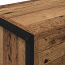 Bogskab 2 pcs Gammelt træ 80 x 30 x 189,5 cm Konstrueret træ