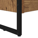 Bogskab 2 pcs Gammelt træ 80 x 30 x 189,5 cm Konstrueret træ