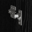 Warderobe med dør Sort eg 50 x 50 x 200 cm Konstrueret træ