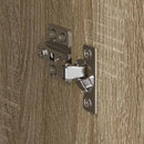 Warderobe med dør Sonoma 50 x 50 x 200 cm Konstrueret træ