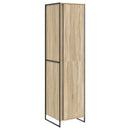 Warderobe med dør Sonoma 50 x 50 x 200 cm Konstrueret træ