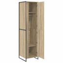 Warderobe med dør Sonoma 50 x 50 x 200 cm Konstrueret træ