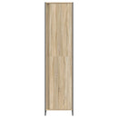 Warderobe med dør Sonoma 50 x 50 x 200 cm Konstrueret træ