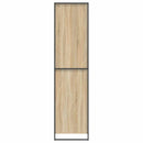 Warderobe med dør Sonoma 50 x 50 x 200 cm Konstrueret træ