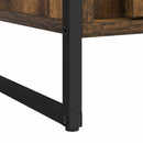 Warderobe med dør Røget Eg 50 x 50 x 200 cm Konstrueret træ