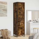 Warderobe med dør Røget Eg 50 x 50 x 200 cm Konstrueret træ