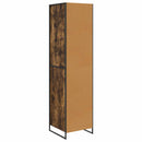 Warderobe med dør Røget Eg 50 x 50 x 200 cm Konstrueret træ