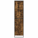 Warderobe med dør Røget Eg 50 x 50 x 200 cm Konstrueret træ