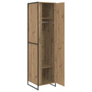Warderobe med dør Artisan eg 50 x 50 x 200 cm Konstrueret træ