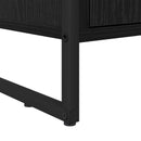 Bogskab 2 pcs Sort eg 99,5 x 30 x 108 cm Konstrueret træ
