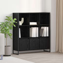 Bogskab 2 pcs Sort eg 99,5 x 30 x 108 cm Konstrueret træ