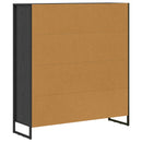 Bogskab 2 pcs Sort eg 99,5 x 30 x 108 cm Konstrueret træ
