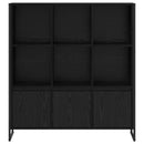 Bogskab 2 pcs Sort eg 99,5 x 30 x 108 cm Konstrueret træ