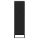 Bogskab 2 pcs Sort eg 99,5 x 30 x 108 cm Konstrueret træ