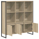 Bogskab 2 pcs Sonoma 99,5 x 30 x 108 cm Konstrueret træ