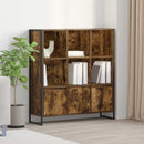 Bogskab 2 pcs Røget Eg 99,5 x 30 x 108 cm Konstrueret træ