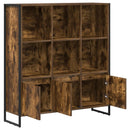 Bogskab 2 pcs Røget Eg 99,5 x 30 x 108 cm Konstrueret træ