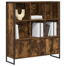 Bogskab 2 pcs Røget Eg 99,5 x 30 x 108 cm Konstrueret træ