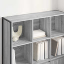 Bogskab 2 pcs Grå Sonoma 99,5 x 30 x 108 cm Konstrueret træ
