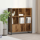 Bogskab 2 pcs Gammelt træ 99,5 x 30 x 108 cm Konstrueret træ