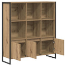 Bogskab 2 pcs Artisan eg 99,5 x 30 x 108 cm Konstrueret træ