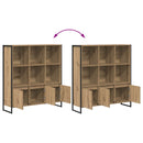Bogskab 2 pcs Artisan eg 99,5 x 30 x 108 cm Konstrueret træ