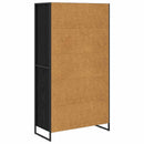 Sideboard Sort eg 81 x 36 x 150.5 cm Konstrueret træ