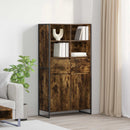 Sideboard 2 pcs Røget Eg 81 x 36 x 150.5 cm Konstrueret træ