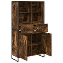 Sideboard 2 pcs Røget Eg 81 x 36 x 150.5 cm Konstrueret træ