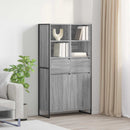 Sideboard Grå Sonoma 81 x 36 x 150.5 cm Konstrueret træ