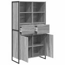 Sideboard Grå Sonoma 81 x 36 x 150.5 cm Konstrueret træ