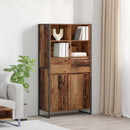 Sideboard 2 pcs Gammelt træ 81 x 36 x 150.5 cm Konstrueret træ