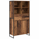 Sideboard 2 pcs Gammelt træ 81 x 36 x 150.5 cm Konstrueret træ