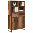 Sideboard 2 pcs Gammelt træ 81 x 36 x 150.5 cm Konstrueret træ