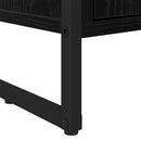 Høje Skabe Sort eg 79 x 36 x 200 cm Konstrueret træ