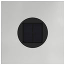 Solar Led Sti Lys med batteridrevne lys 2 pcs Sølv Galvaniseret