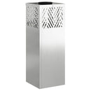 Solar LED sti lys med batteridrevne lys 2 pcs Sølv Galvaniseret