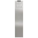 Solar LED sti lys 2 pcs Sølv Rustfrit stål