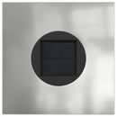 Solar LED sti lys med batteridrevne lys 2 pcs Sølv Galvaniseret