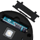 Solar LED sti lys 2 pcs Sort Koldvalset Stål