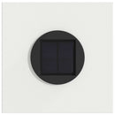 Solar LED sti lys 2 pcs Hvid Koldvalset Stål